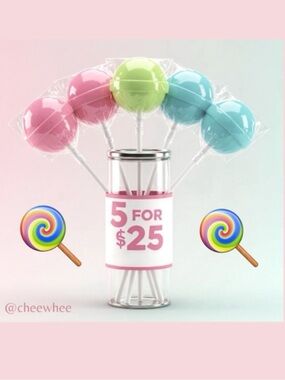 🍭 5/$25 SALE – Bundle & Save! LIMITED TIME!